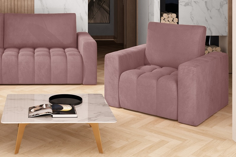 Fotel LAZARO ROSE