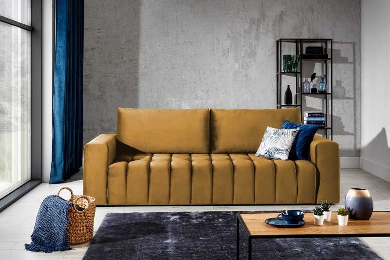 Kanapé LAZARO DARK MUSTARD