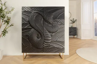 Szekrény Snake Black
