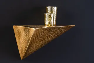 Fali polc Pyramid Gold
