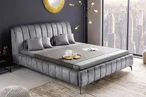 Ágy ALSACE VELVET GRAY 180