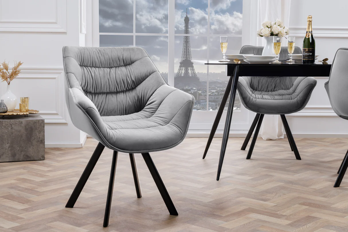 Szék DUTCH SAMT GREY